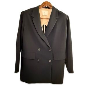 Wilfred Black double-breasted blazer